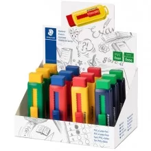 Gomma a scorrimento Staedtler® eraser involucro colori vivaci assortiti (Conf.12)