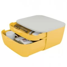 Cassettiera 2 scomparti Giallo Cosy Leitz FUORI CATALOGO