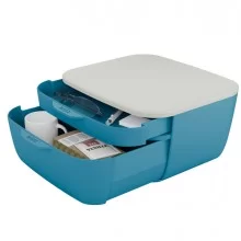 Cassettiera 2 scomparti blu Cosy Leitz FUORI CATALOGO