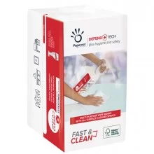 Pacco 100 panni a 2 veli 21,6x33,25cm FastClean Defend Tech (Conf.20)