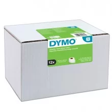 Value pack 12 rotoli etichette Spediz/Badge 54x101mm bianco (220etic/rt) Dymo LW