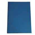 Cartella con elastico 70x100cm Azzurro in cartoncino plast. 71LD