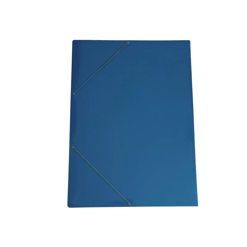 Cartella con elastico 70x100cm Azzurro in cartoncino plast. 71LD