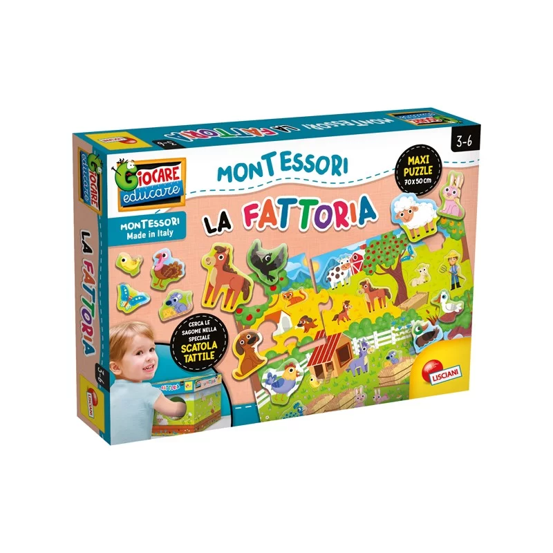 La fattoria Montessori Maxi Lisciani FUORI CATALOGO