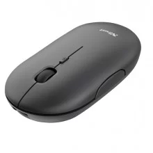 Mouse ultrasottile wireless ricaricabile Puck nero Trust FUORI CATALOGO