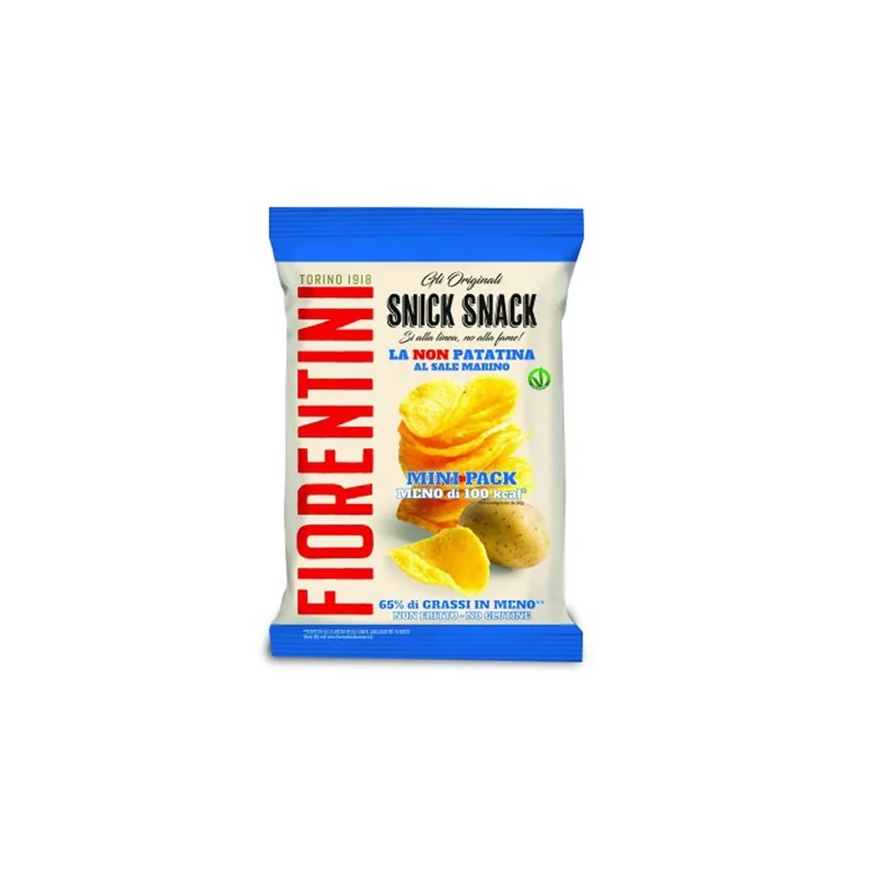 Confezione da 30 Snick Snack La non patatina al sale da 20gr cad Fiorentini