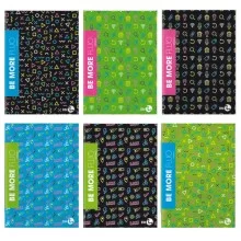 Maxiquaderno A4 36fg+2 100gr 5mm c/magine Be More FLUO BM (Conf.10) FUORI CATALOGO