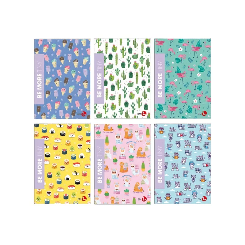 Maxiquaderno A4 36fg+2 100gr 5mm c/margine Be More TINY BM (Conf.10) FUORI CATALOGO