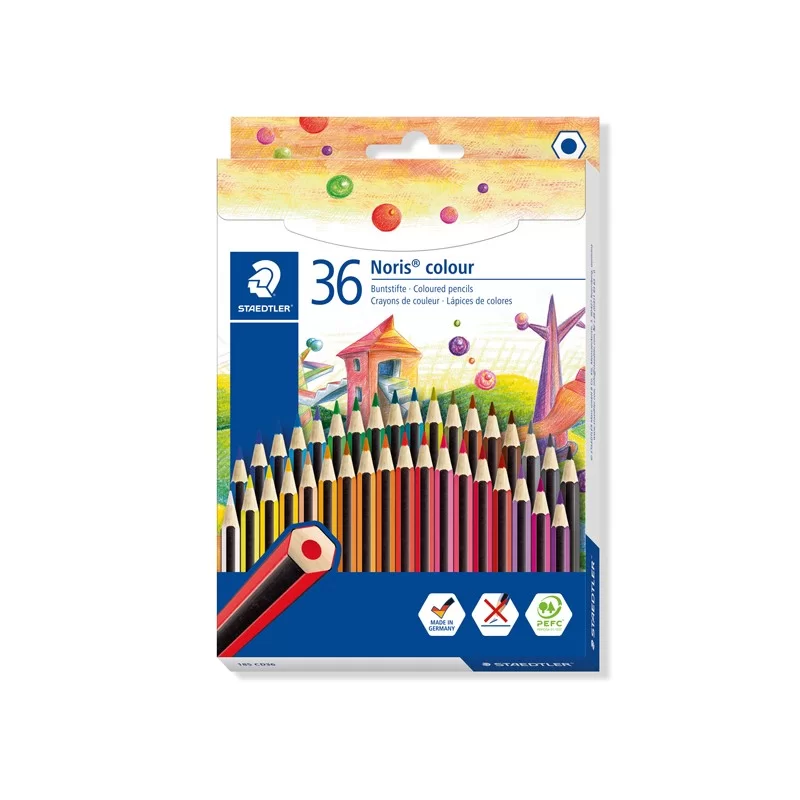 Astuccio 36 matite Noris Colour in Wopex colori assortiti Staedtler
