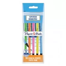 Busta 5 portamine usa e getta Artio 0.7mm HB Papermate