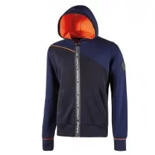 Felpa con cappuccio Jupiter taglia M blu arancione U-Power FUORI CATALOGO