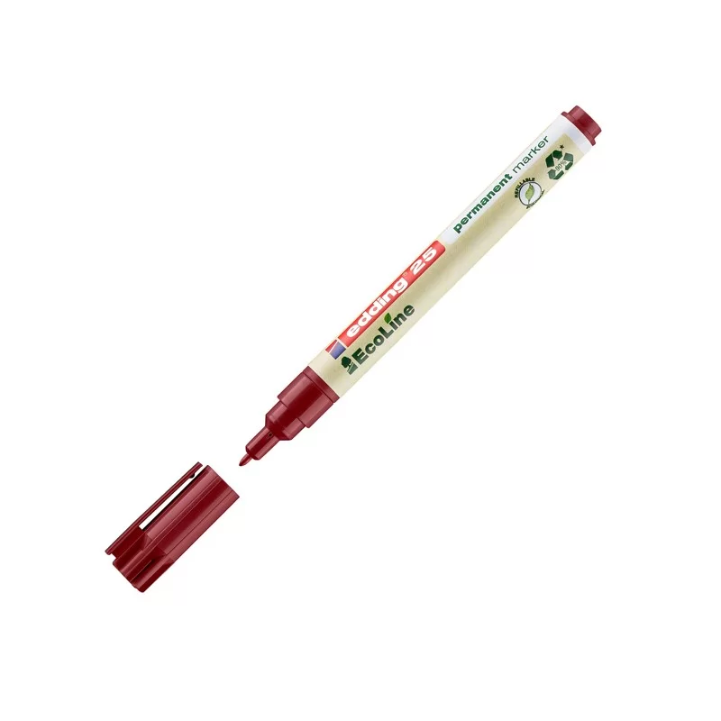 Marcatore permanente 25 Ecoline punta tonda 1.0mm rosso Edding (Conf.10) FUORI CATALOGO