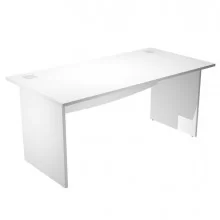 Scrivania operativa fianchi melaminico 120x80cm H73cm bianco AgorA' Basic