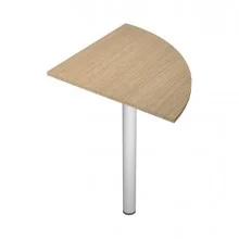 ANGOLARE 90° rovere + GAMBA SUPPORTO x SCRIVANIE AgorA' Basic