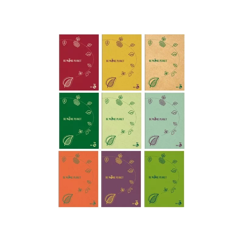 Maxiquaderno A4 36fg+2 80gr 5mm c/margine Be More Planet BM (Conf.20)