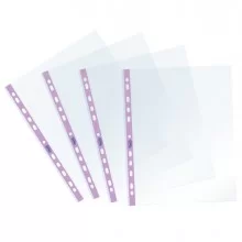 25 Buste forate c/ banda lilla Pastel 22X30cm Favorit