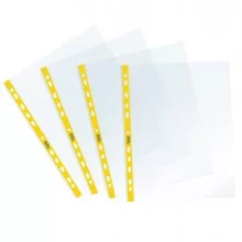 25 Buste forate c/ banda gialla Sprint 22X30cm Favorit