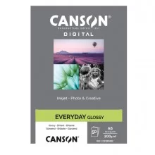 Carta InkJet EVERYDAY 10x15cm 50fg 200gr Glossy Canson FUORI CATALOGO