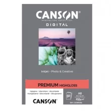 Carta InkJet PREMIUM 10X15cm 50fg 255gr HightGloss RC Canson (Delist) FUORI CATALOGO