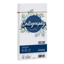 25 buste Calligraphy Nature CRUSH 120gr 110x220mm uva FAVINI