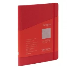 Taccuino c/elast. Ecoqua Plus spiral. A5 70fg. puntinato lampone Fabriano