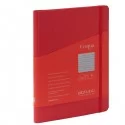 Taccuino c/elast. Ecoqua  Plus spiral. A5 70fg. righe lampone Fabriano
