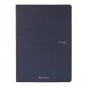 Maxiquaderno A4 38fg+2 90gr 1rigo Ecoqua original PM blu scuro Fabriano (Conf.5)