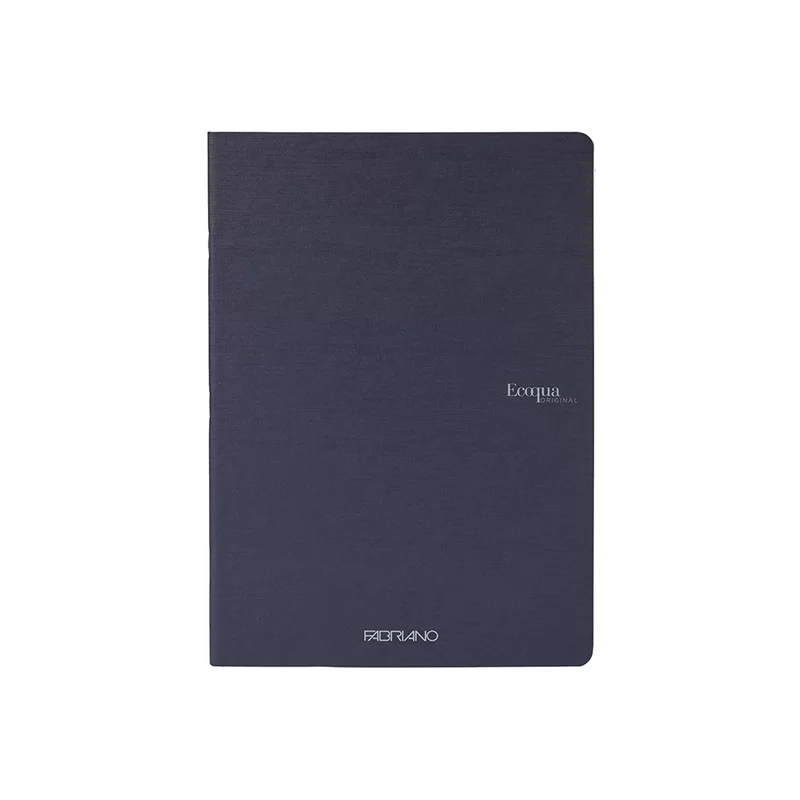 Maxiquaderno A4 38fg+2 90gr 1rigo Ecoqua original PM blu scuro Fabriano (Conf.5)