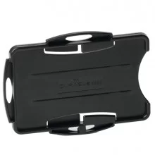 10 portabadge Eco per 2 tessere 57x87mm nero Durable