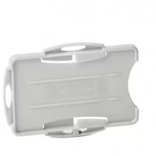 10 portabadge Eco per 2 tessere 57x87mm grigio Durable FUORI CATALOGO