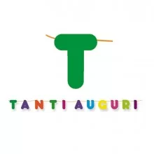 Festone in cartoncino 6mt Tanti Auguri Big Party FUORI CATALOGO