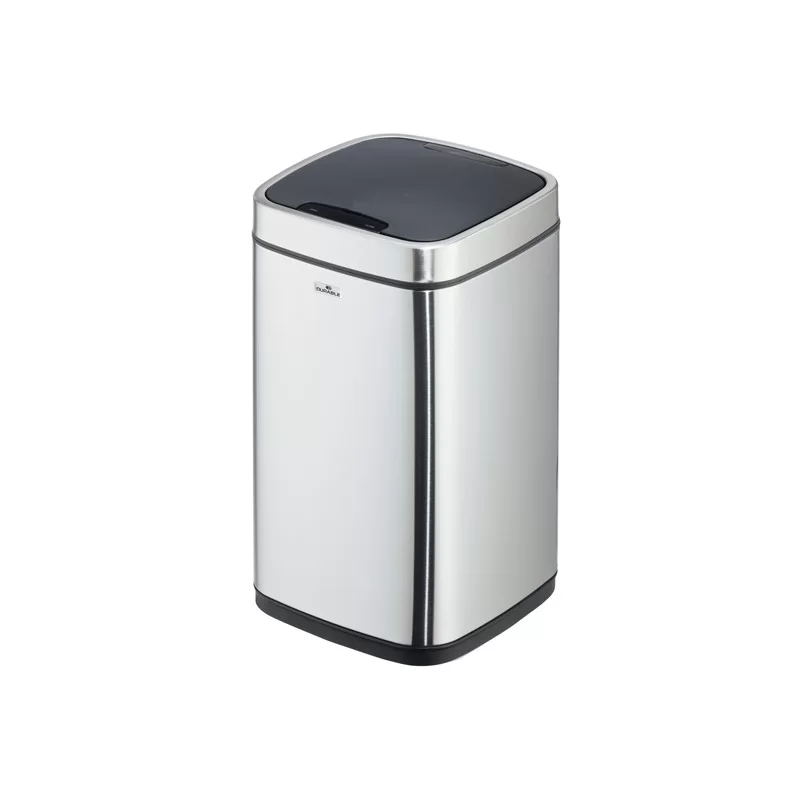 Cestino con sensore no touch 12L argento metallizzato Durable