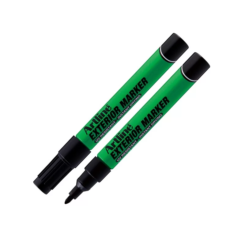 Marcatore permanente speciale per esterni artline punta 1,5mm tonda nero