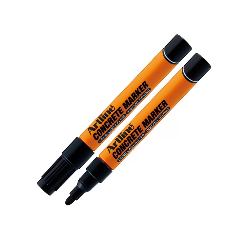 Marcatore permanente speciale per cemento e mattoni p. tonda 1,5mm nero artline