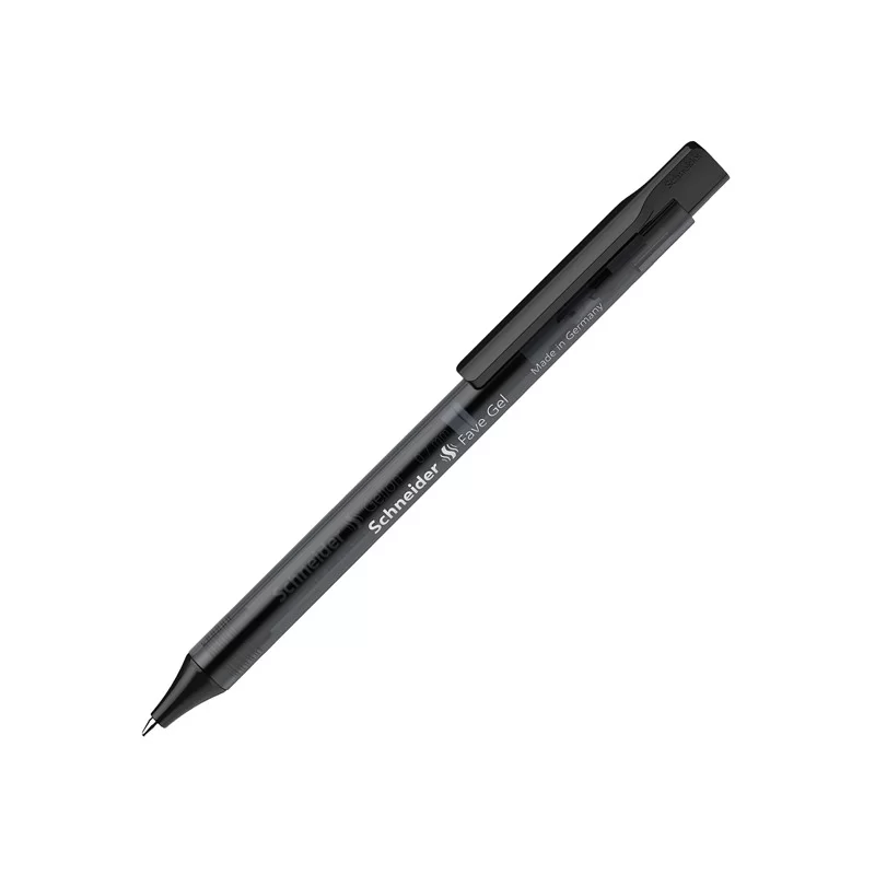 Penna gel a scatto Fave punta 0.7mm nero Schneider (Conf.20)