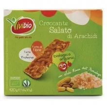 Croccante arachidi salato 120gr Vivibio (Conf.12)