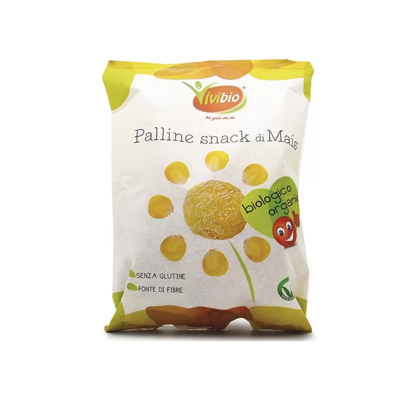 Palline snack di mais 40gr Vivibio (Conf.10)