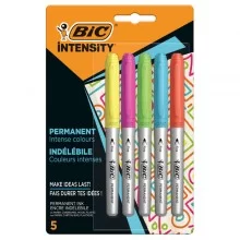 Astuccio 5 marcatori Intensity punta tonda colori assortiti Rainbow BIC FUORI CATALOGO
