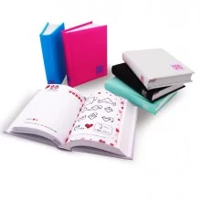 Diario femminile 12 mesi copertina soft touch in colori assortiti Blasetti (Conf.6)