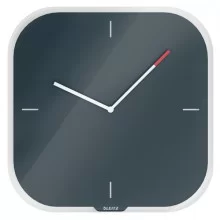Orologio da parete silenzioso in vetro grigio Cosy Leitz FUORI CATALOGO