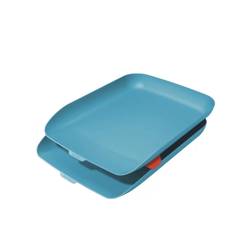 Kit doppia vaschetta portacorrispondenza blu Cosy Leitz