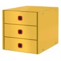 Cassettiera 3 cassetti ClickStore giallo Cosy Leitz FUORI CATALOGO
