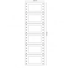 Scatola 1200 etichette adesive in modulo 64x34mm TT956 per revisioni Markin
