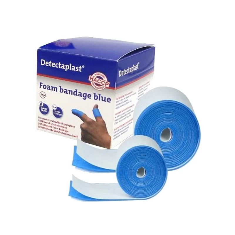 Bendaggio coesivo blu per HACCP Detectaplast 6x450cm