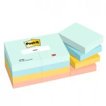 Cf. 12pz blocco 100fg. Post-it® 38x51mm 653-BEA Beachside
