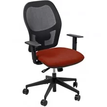 Seduta operativa Hubble HUHU 4 blocchi arancione con braccioli regolabili FUORI CATALOGO