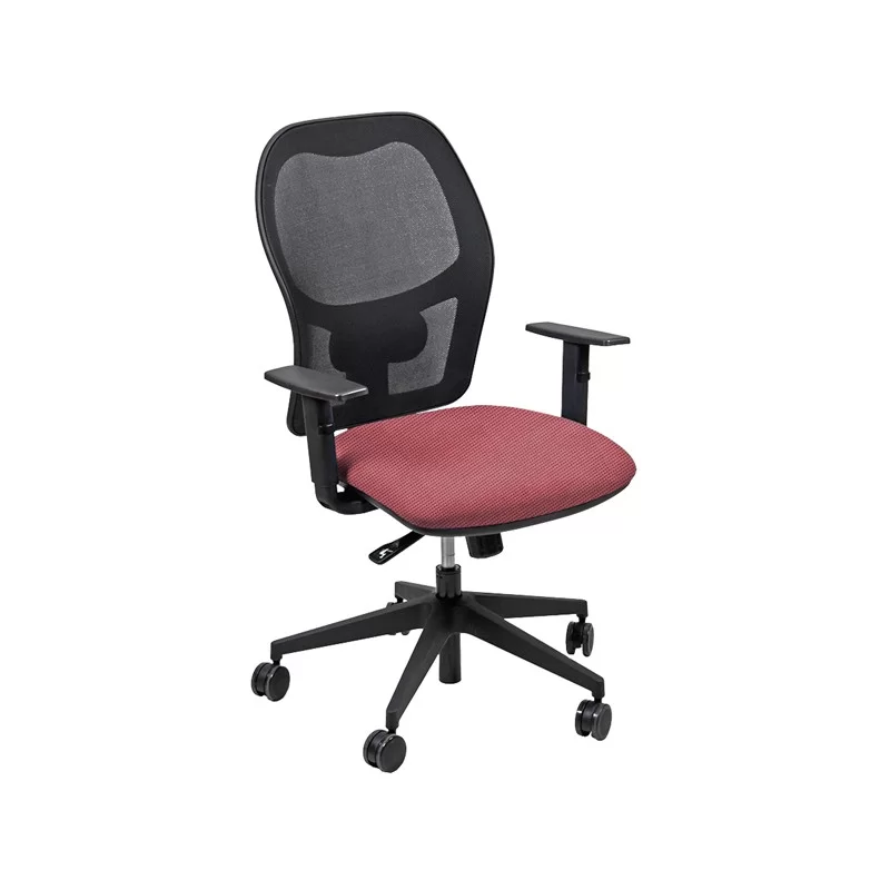 Seduta operativa Hubble HUHU 4 blocchi rosa con braccioli regolabili FUORI CATALOGO