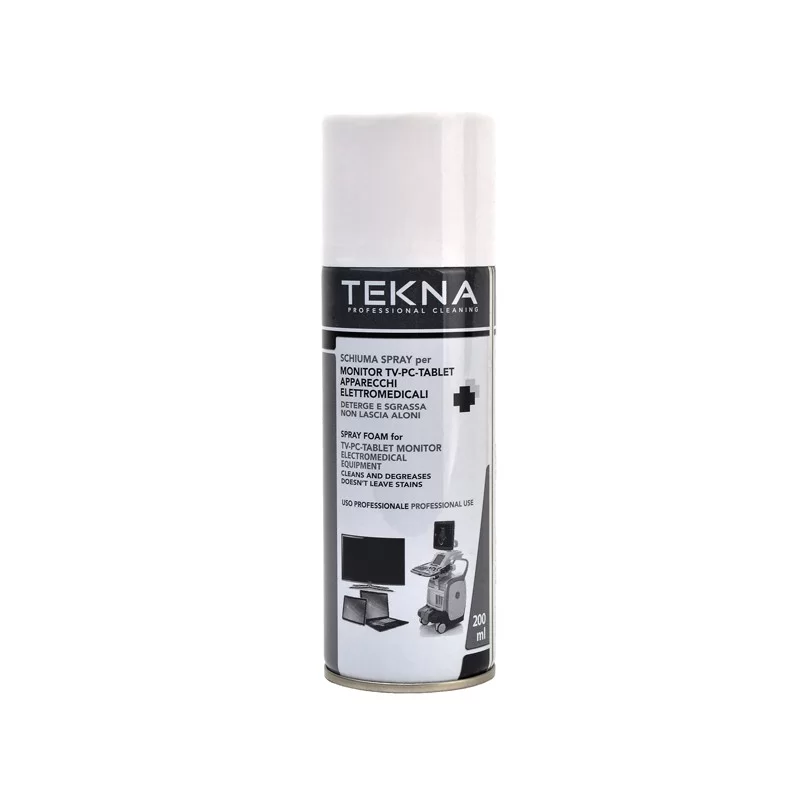 Schiuma spray per monitor- pc - tablet - tv - 200ml Tekna