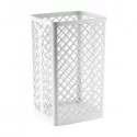 Cestino gettacarta 510 bianco listellato capacitA' Lt.35 A51001 Mar Plast (Conf.6) FUORI CATALOGO