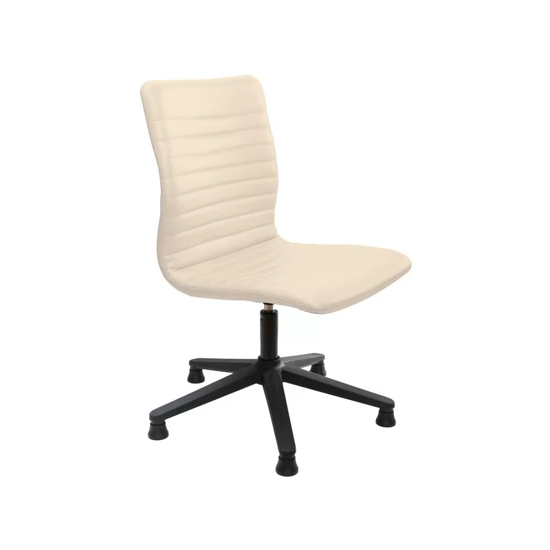 Poltrona direzionale Euterpe EPDSB panna senza braccioli